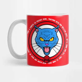 Red lantern cat Mug